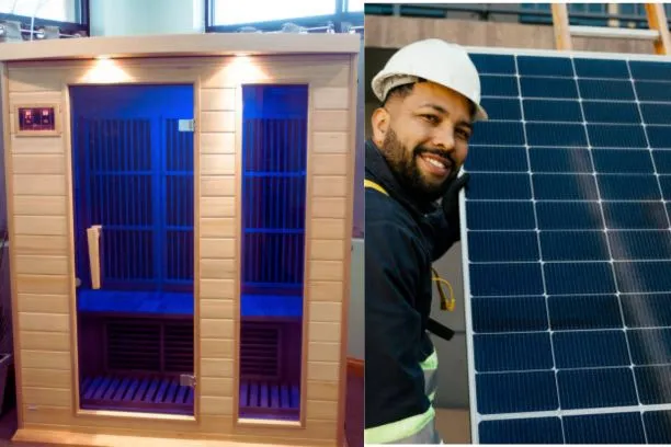 solar powered infrared sauna